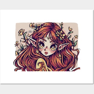 cute elf Posters and Art